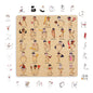 Baseball Legends Wooden Alphabet Puzzle