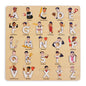 Baseball Legends Wooden Alphabet Puzzle