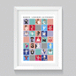 Dance Legends Alphabet Poster