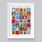 Lady Legends Alphabet Poster