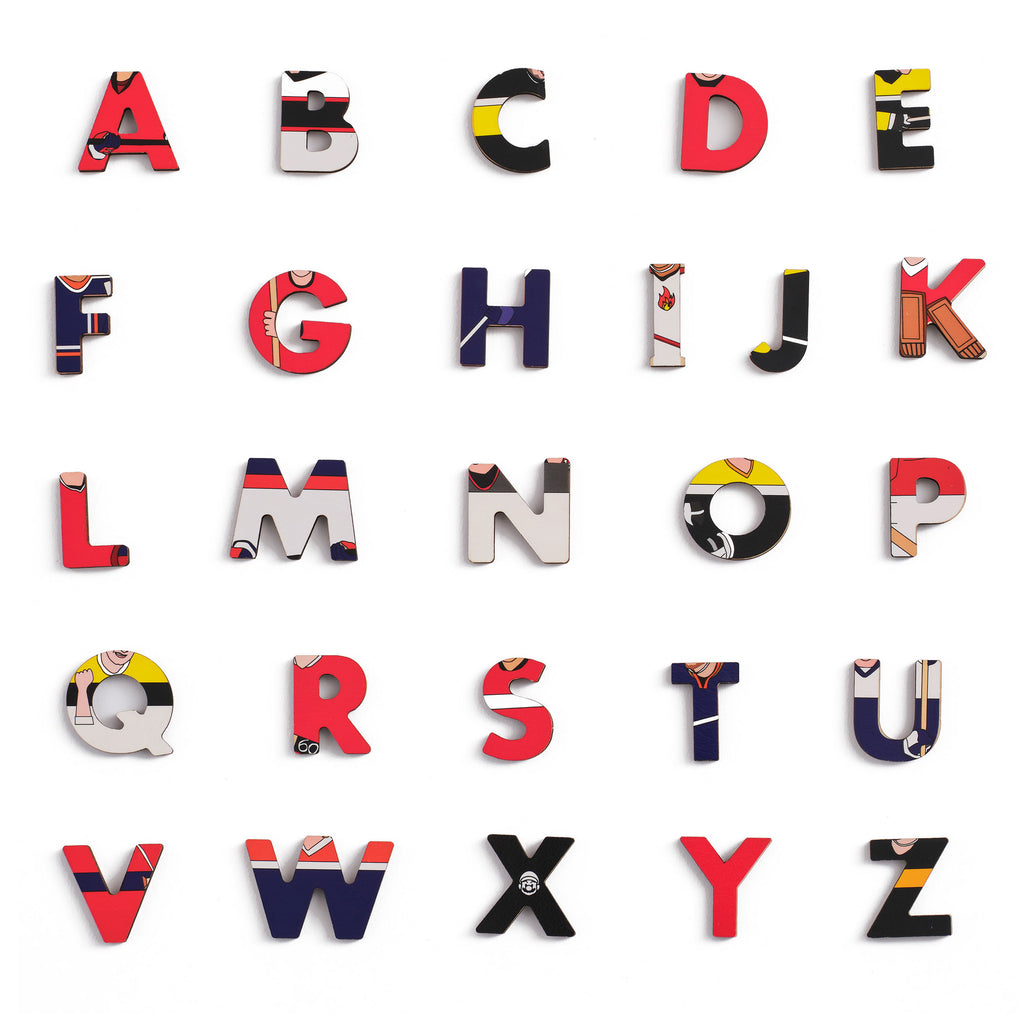 Hockey Legends Wooden Alphabet Puzzle Alphabet Legends US