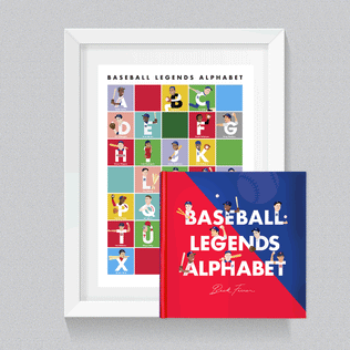 Baseball Legends Bundle Pack - Book & Poster Set